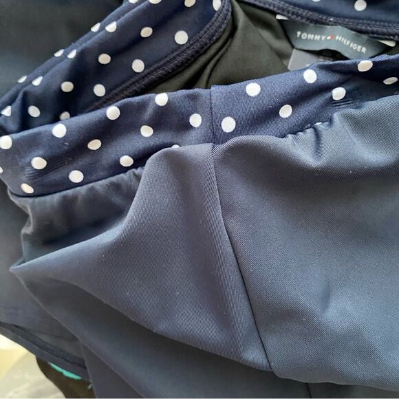 Tommy Hilfiger Women’s Blue Skirtini Bikini Bottom size M - Picture 2 of 7